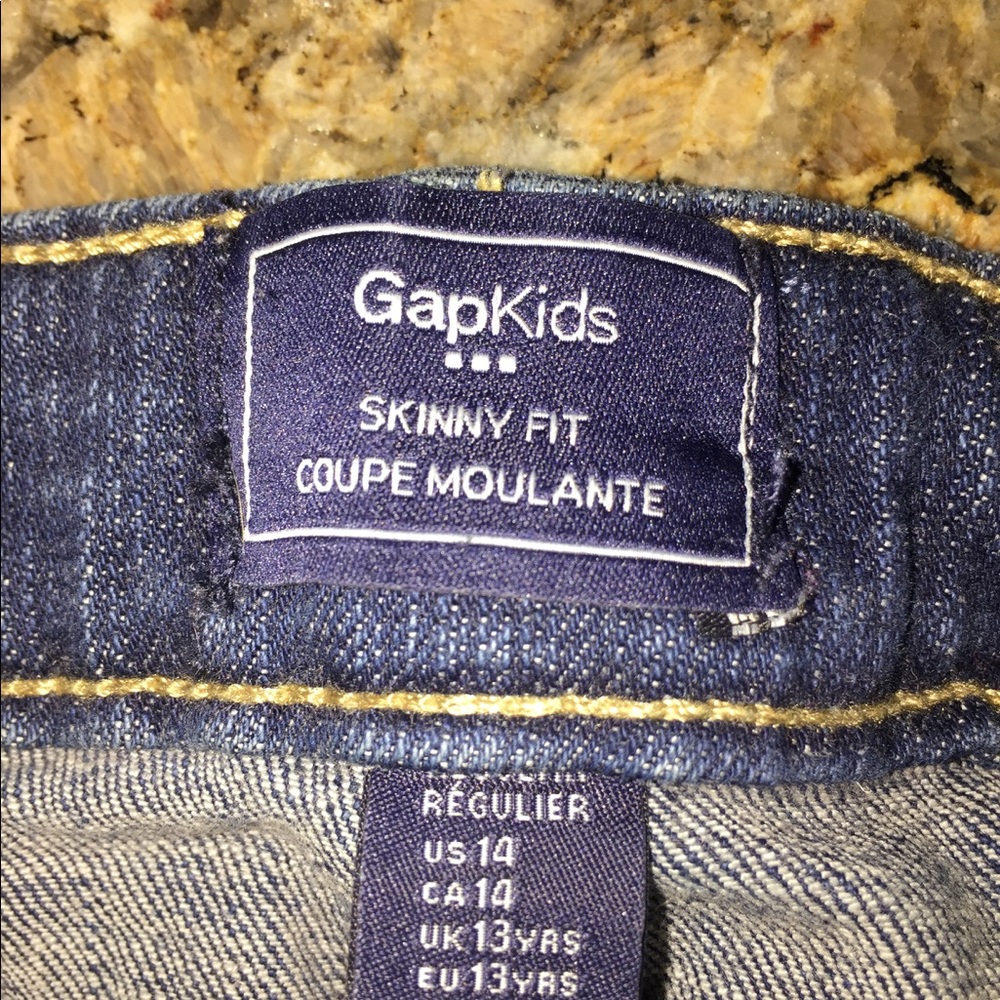 Gap kids skinny fit size 14 jeans